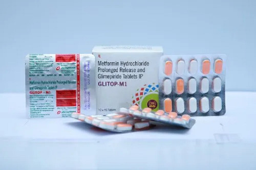 Glitop-M1 Metformin Hydrochloride Prolonged Release And Glimepiride Tablet
