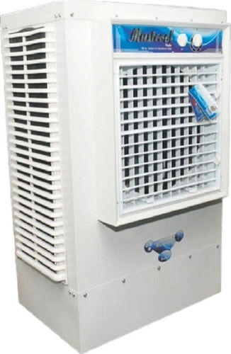 White 190 Watt Floor Standing Electric Metal Air Cooler For Commercial Purpose