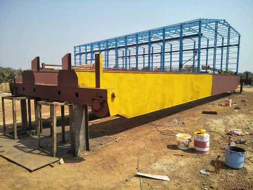 Yellow And Black Used Truck Mounted Crane For Industrial Usage