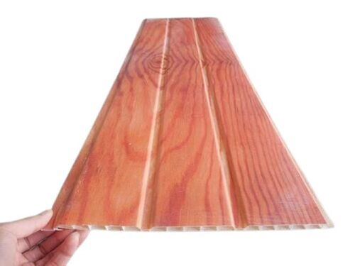 Wooden Finish Pvc Wall Panel - Color: Brown