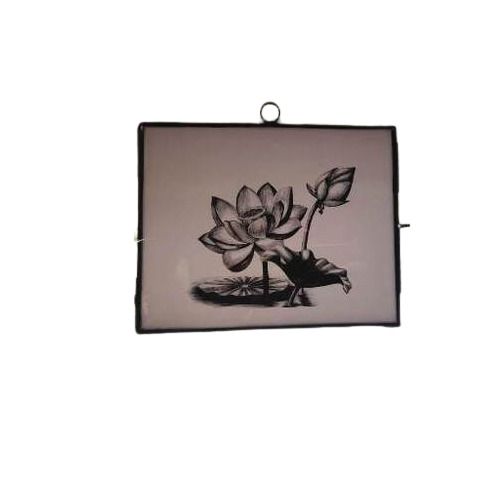 Black Handcrafted Vertical Digital Photo Frame