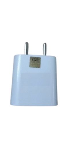 White Mobile Charger Adapter Body Material: Plastic