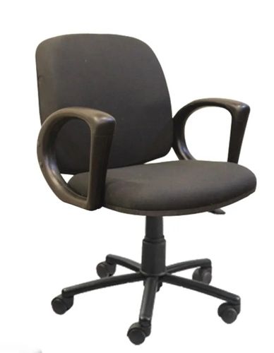 Modern Foam Padded Polyester Abs Steel One Piece Office Chair  No Assembly Required