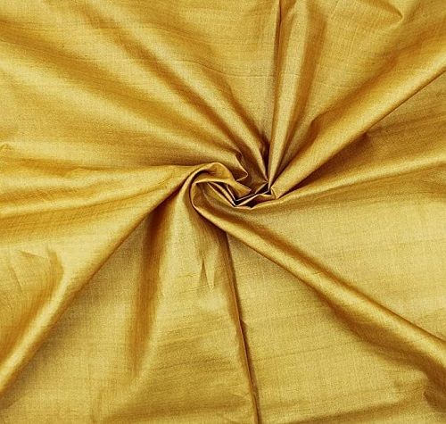 Upvc Multi Color Washable And Anti Static Plain Soft Tussar Silk Fabrics For Clothing 