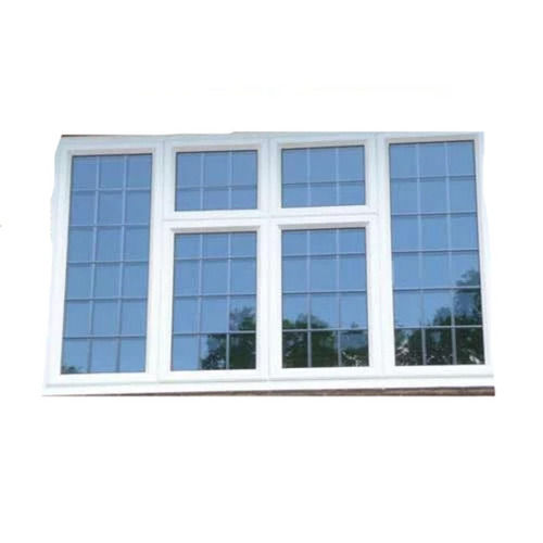 White 2.5X5 Feet 4 Mm Thick Paint Coated Aluminum Window For Residential Use