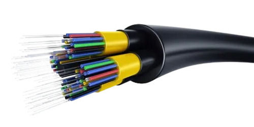 5 Mm Thick 48 Core High Density Polyethylene Insulated Fiber Optic Cable Application: Underground