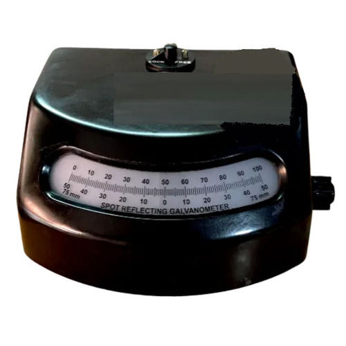 Black Analog Display Mild Steel Body Spot Reflecting Galvanometer For Laboratory Use