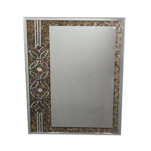 Colorless Framed Easy Installation Designer Glass Mirror For Home And Commercial 