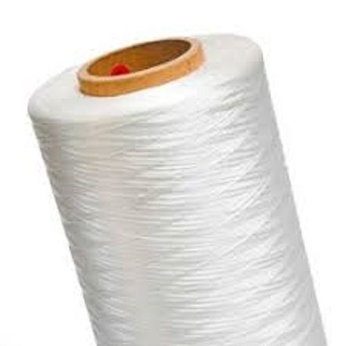 White Plain Dyed Light Weight 100% Polyester Dipped Yarn