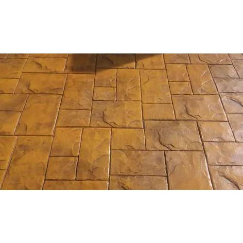 Premium Qualify Matt Finished Stamped Concrete Flooring