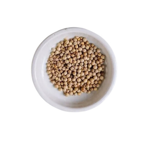 Spicy Dried Organic White Pepper  - Color: Brown