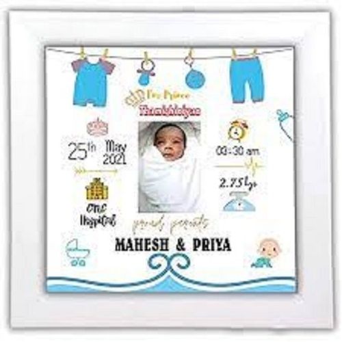 Wooden Black Vw-Rf Sublimation Baby Photo Frame 