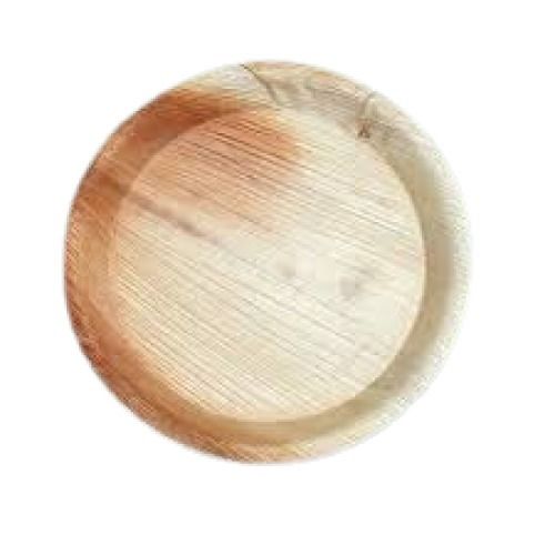 12 Pieces Pack Eco Friendly Disposable 6 Inch Round Areca Leaf Plate