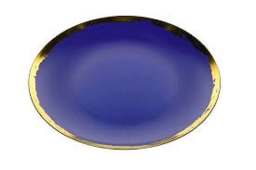 Light Wight Round Shape Fancy Disposable Purple Plastic Plates