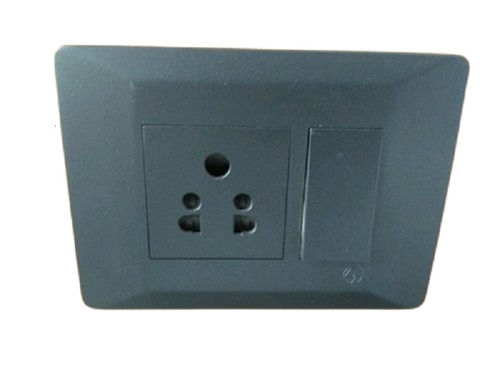 Grey 6X4Inch Strong Pvc Insulation & Contact Resistance Modular Switches