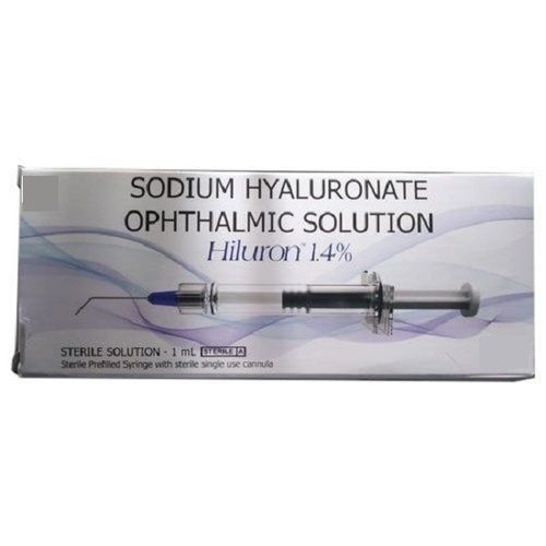 Sodium Hyaluronate Ophthalmic Solution Hiluron 1.4% Injection For Eye Problem Cool Place