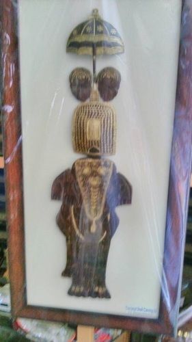 Wooden Perumal Statue