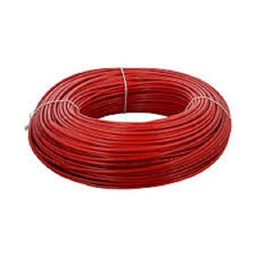 220 Voltage 90 Meter Round Shape Red Copper Electrical Wire