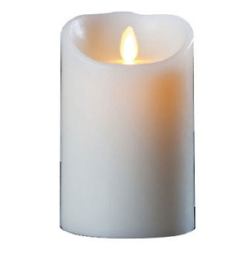 Polishing Modern Plain Plastic Round Decorative Led Candle Light 