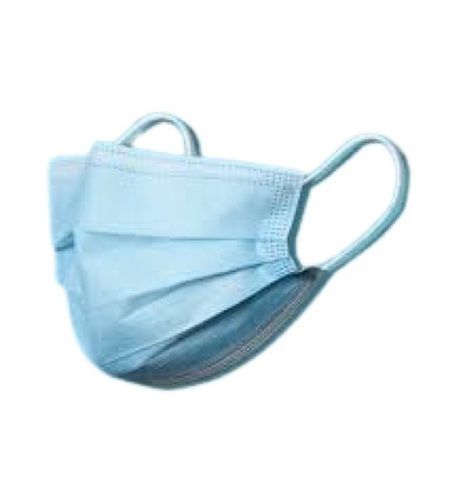 Square Shape Blue Cotton Disposable Surgical Mask  Waterproof: No