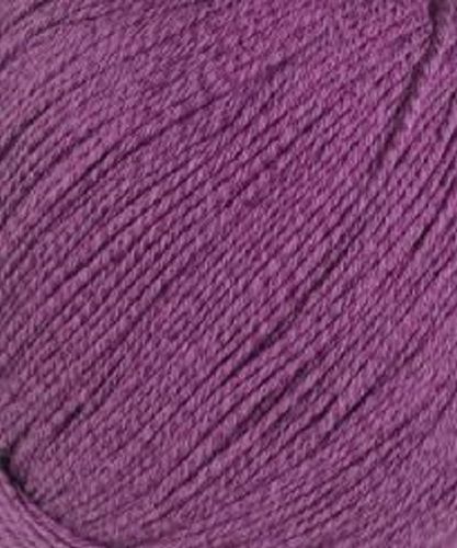 Multiple Ply Plain pattern and Dyed Cotton Bamboo Purple Color Yarn