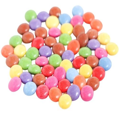 Round Shaped Mouth-Watering Taste Chocolate Flavor Eggless Solid Colorful Sweet Candy