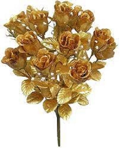 Golden Y Shape Dried Flower Bouquet