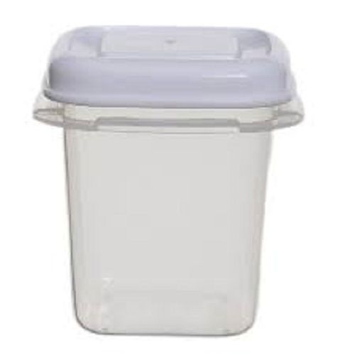 White Transparent Plastic Food Containers Capacity: 50 Kg/Hr