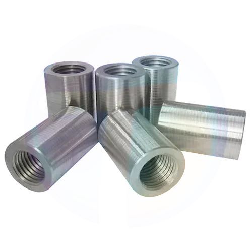 En8D 50 Mm Outer Diameter Hot Dipped Galvanized Parellel Rebar Coupler ...