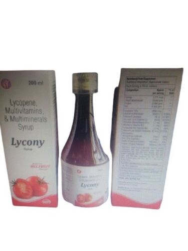 Lycopene Multivitamins, And Multi Minerals Pharmaceutical Syrup 