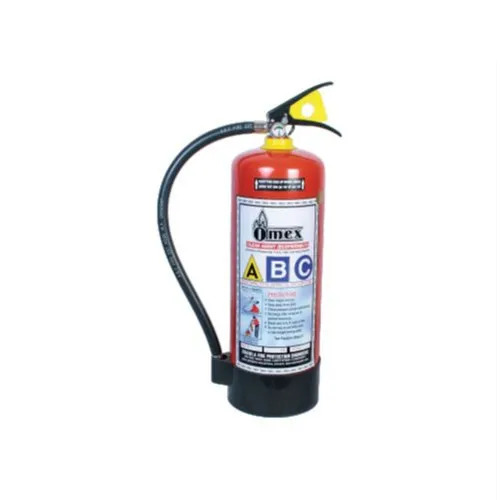 Omex ABC Fire Extinguisher - Aluminium Alloy, 4.5Kg Capacity, Red and Black | Reliable, Easy to Use, Industrial Fire Safety