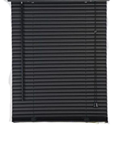 Black Striped Style Horizontal Cordless Roller Window Blind For Homes