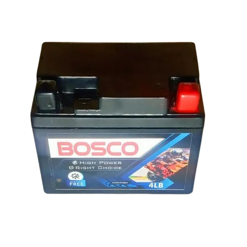4lb Two Wheeler Black Bosco Batteries