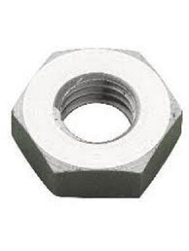 Corrosion And Rust Resistant Silver Polished Round Shape Mild Steel Nut