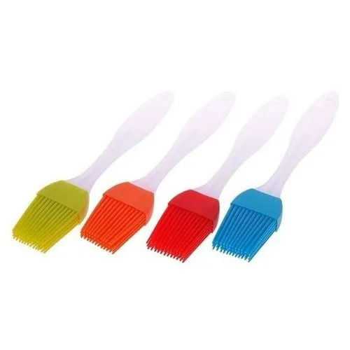 Non Toxic Food Grade Safe Plastic And Silicone Food Oil Brush For Kitchen