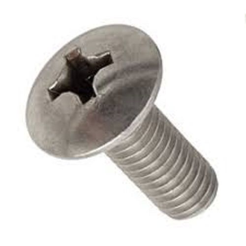 Round Shape Zinc Plating Silver Mild Steel Pan Phillips Screw For Construction Use