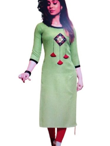 Easy To Wash Anti Shrink Breathable Comfortable To Wear Cotton Kurtis 