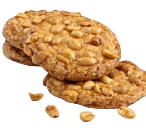 Hygienically Packed Crispy And Round Shaped Brown Salty Peanut Cookies
