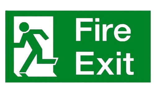 Paint Coated And Rectangular Polyurethane Fire Safety Sign Board