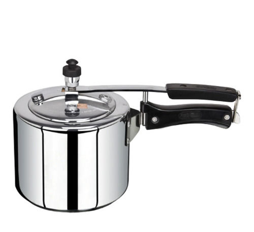 5 Liter Corrosion Resistance Polished Finish Aluminum Pressure Cooker Body Thickness: 3.26 Millimeter (Mm)