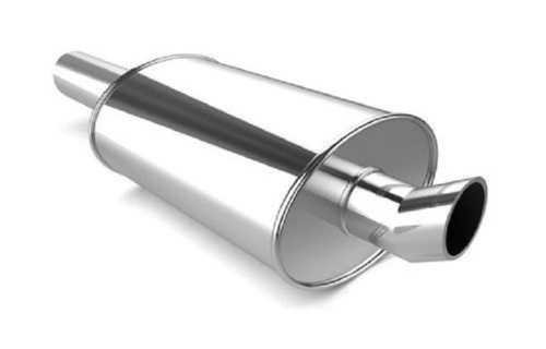 Corrosion Resistant Stainless Steel Silver Flour Wheeler Silencer Size: Different Sizes Available