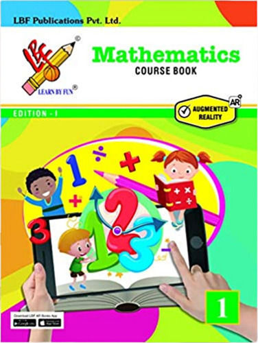 200 Gram Rectangular A4 Size Class 1 Mathematics Course Book