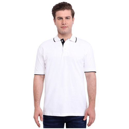 पुरुषों और लड़कों के लिए Groove Polo नेक 100% सुपर कॉम्बेड कॉटन टी-शर्ट
