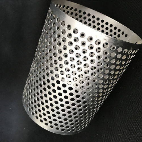 Btoslot Stainless Steel Perforated Metal Mesh Screen Filter Pipe Tube