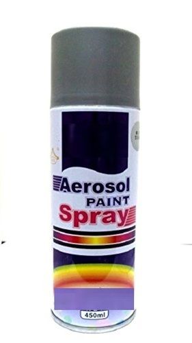 Silver 450Ml Strong Fragrance High Gloss Metallic Finish Water Resistant Aerosol Spray