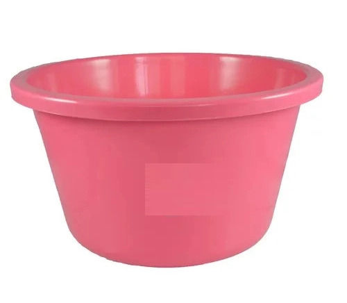 30 Liter Unbreakable Virgin Plastic Heavy Duty Tub For Household And Bathroom Hardness Rigid At 1032