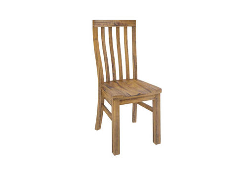 Machine Made 2.5X0.8 Foot Termite Proof 4 Legs Polished Solid Wooden Chair