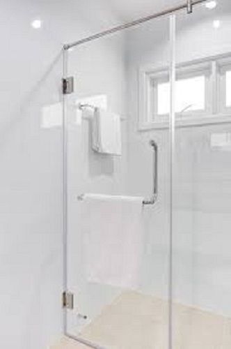 Mirror Laminated Technique White Bathroom Partition Glass