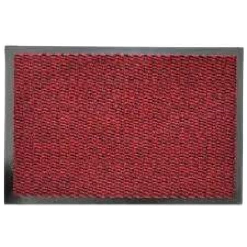 Plain Rectangle Shape Dust Proof Maroon Rubber Door Mats