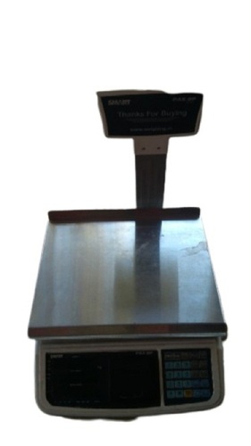 सफेद 99.9% सटीकता वाली हल्की और पोर्टेबल इलेक्ट्रॉनिक डिजिटल वजन मशीन